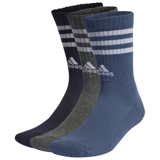 Adidas Κάλτσες 3-S Cushioned Crew Socks 3 Pairs Adidas Κάλτσες 3-S Cushioned Crew Socks 3 Pairs